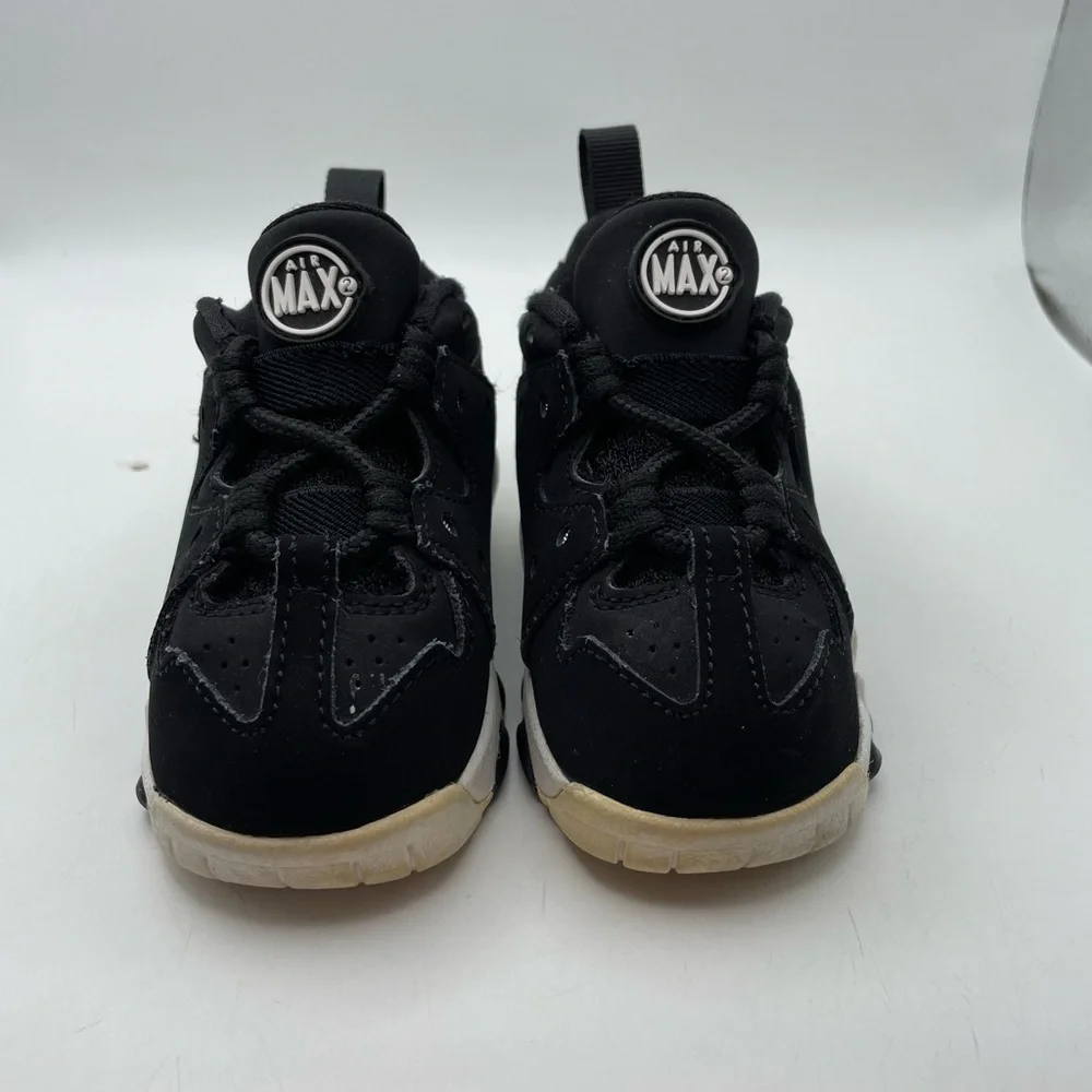 Nike Airmax 2 baby black suede sneakers size 4C